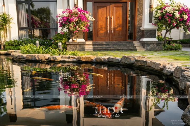 Thiết kế nhà mái nhật hiện đại 1 tầng 4 phòng ngủ 9x19m NP2364