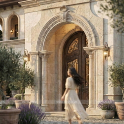 Mẫu thiết kế biệt thự Địa Trung Hải 2 tầng 1 trệt 20x18m BT2458