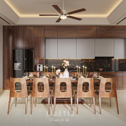 Nội thất hiện đại biệt thự 2 tầng 9x16m (CĐT Mrs Tình - Phú Thọ) NT2363