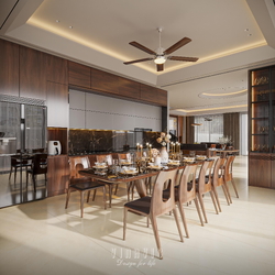 Nội thất hiện đại biệt thự 2 tầng 9x16m (CĐT Mrs Tình - Phú Thọ) NT2363