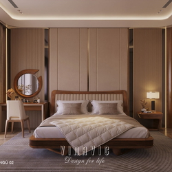 Thiết kế nội thất hiện đại biệt thự 2 tầng 14x16m (CĐT Mr Nhớ - Nghệ An) NT2364