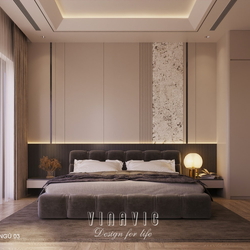 Thiết kế nội thất hiện đại biệt thự 2 tầng 14x16m (CĐT Mr Nhớ - Nghệ An) NT2364