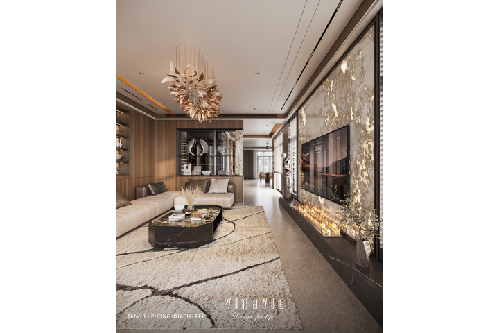 Thiết kế nội thất biệt thự nhà phố (CĐT Mrs Vân - An Giang) NT2365