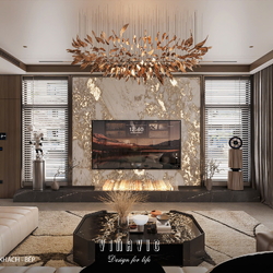 Thiết kế nội thất biệt thự nhà phố (CĐT Mrs Vân - An Giang) NT2365