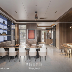 Thiết kế nội thất biệt thự nhà phố (CĐT Mrs Vân - An Giang) NT2365