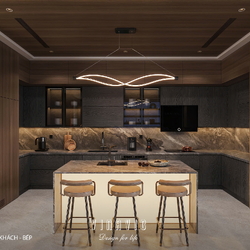 Thiết kế nội thất biệt thự nhà phố (CĐT Mrs Vân - An Giang) NT2365