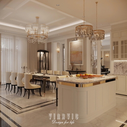 Nội thất tân cổ điển biệt thự 2 tầng 17mx10m (Mrs Thủy - Bắc Ninh) NT2366