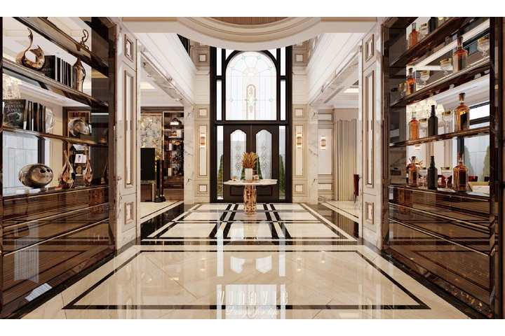 Nội thất biệt thự sang trọng tân cổ điển 4 tầng (CĐT Mr Nam - Hà Nội) NT2367