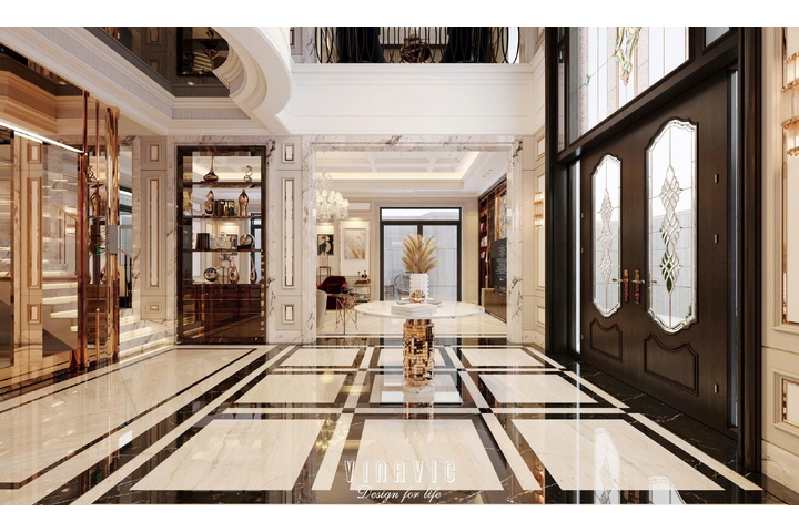 Nội thất biệt thự sang trọng tân cổ điển 4 tầng (CĐT Mr Nam - Hà Nội) NT2367