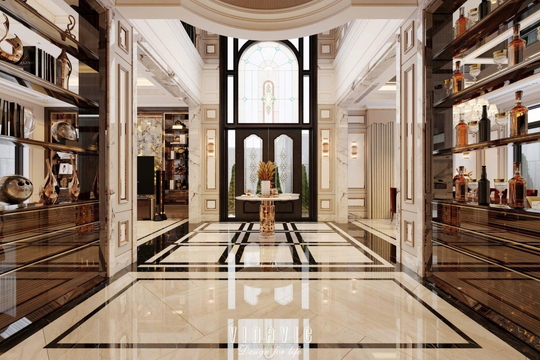 Nội thất biệt thự sang trọng tân cổ điển 4 tầng (CĐT Mr Nam - Hà Nội) NT2367