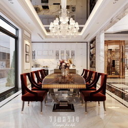 Nội thất biệt thự sang trọng tân cổ điển 4 tầng (CĐT Mr Nam - Hà Nội) NT2367