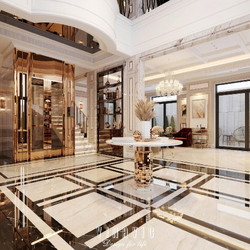 Nội thất biệt thự sang trọng tân cổ điển 4 tầng (CĐT Mr Nam - Hà Nội) NT2367