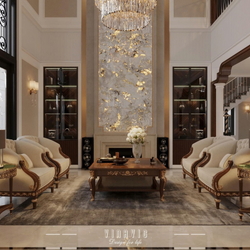 Thiết kế nội thất tân cổ điển biệt thự 2 tầng (CĐT Mrs Thủy - Bắc Ninh) NT2368