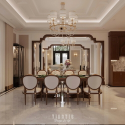 Thiết kế nội thất tân cổ điển biệt thự 2 tầng (CĐT Mrs Thủy - Bắc Ninh) NT2368