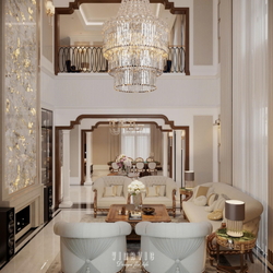 Thiết kế nội thất tân cổ điển biệt thự 2 tầng (CĐT Mrs Thủy - Bắc Ninh) NT2368