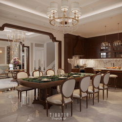 Thiết kế nội thất tân cổ điển biệt thự 2 tầng (CĐT Mrs Thủy - Bắc Ninh) NT2368