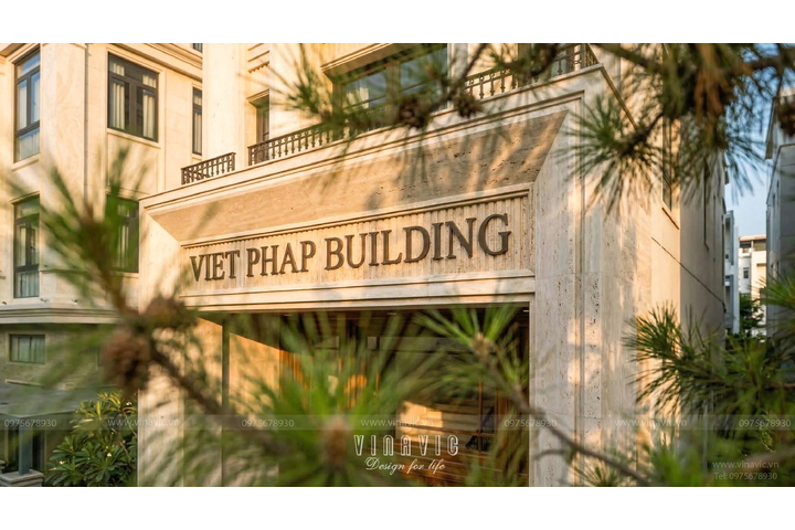 Mẫu thiết kế tòa nhà văn phòng & nhà ở hiện đại 6 tầng 1 tum 6x23m NP2367