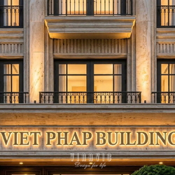 Mẫu thiết kế tòa nhà văn phòng & nhà ở hiện đại 6 tầng 1 tum 6x23m NP2367