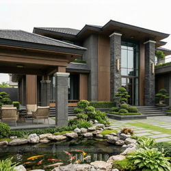 Biệt thự hiện đại 2 tầng trên khuôn viên đất 450m2 (H.H Villa) BT2464