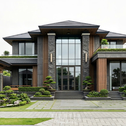 Biệt thự hiện đại 2 tầng trên khuôn viên đất 450m2 (H.H Villa) BT2464