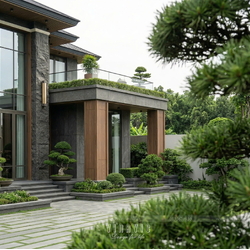 Biệt thự hiện đại 2 tầng trên khuôn viên đất 450m2 (H.H Villa) BT2464