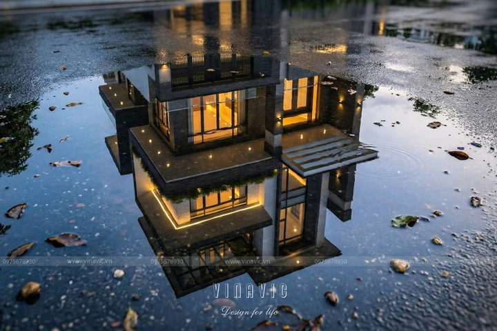 Thiết kế biệt thự đẹp hiện đại​ 150m2 4 tầng 1 tum (T'S Villa) BT2465