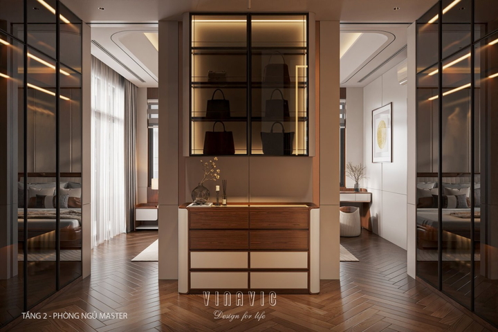 Nội thất biệt thự hiện đại 3 tầng 9x15m (CĐT Mr Thanh - An Giang) NT2369