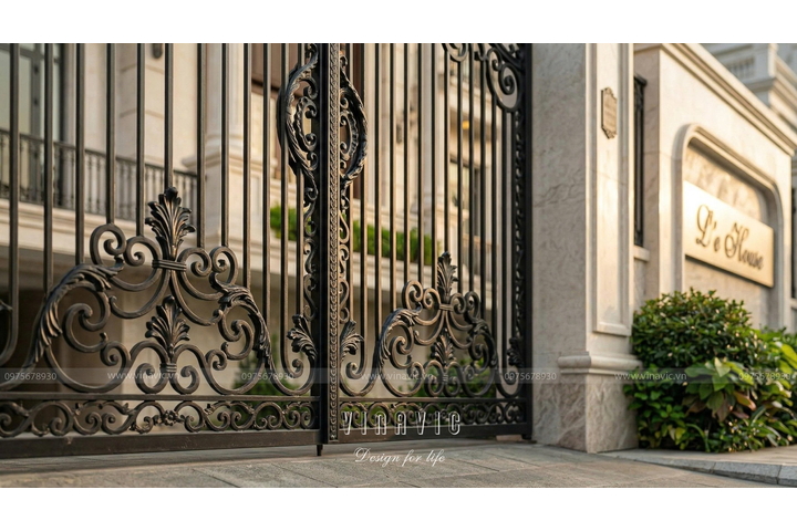 Thiết kế biệt thự tân cổ điển 4 tầng mái mansard 240m2 (D'S House) BT2467