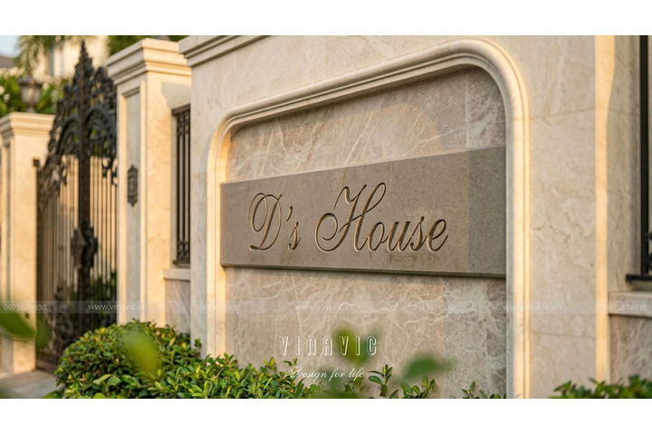 Thiết kế biệt thự tân cổ điển 4 tầng mái mansard 240m2 (D'S House) BT2467