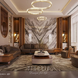 Nội thất biệt thự hiện đại 3 tầng 9x15m (CĐT Mr Thanh - An Giang) NT2369