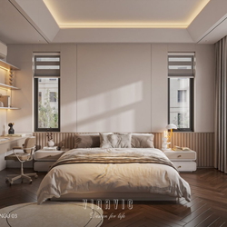 Nội thất biệt thự hiện đại 3 tầng 9x15m (CĐT Mr Thanh - An Giang) NT2369