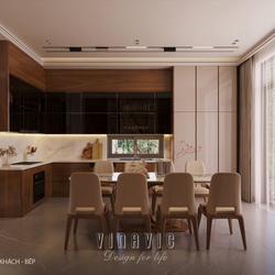 Nội thất biệt thự hiện đại 3 tầng 9x15m (CĐT Mr Thanh - An Giang) NT2369