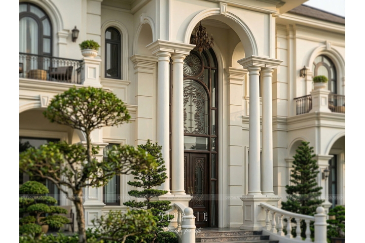 Thiết Kế Biệt Thự 2 Tầng Tân Cổ Điển 16x12m Quy Mô 970m2 Việt's Villa BT2469