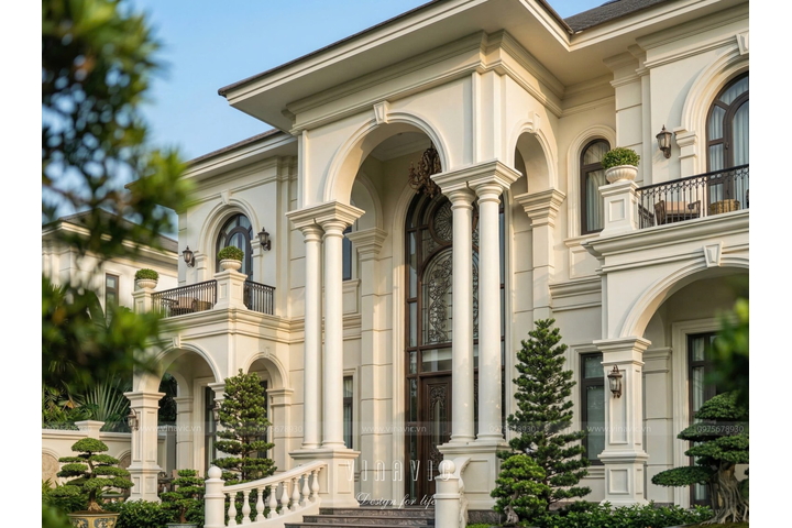Thiết Kế Biệt Thự 2 Tầng Tân Cổ Điển 16x12m Quy Mô 970m2 Việt's Villa BT2469