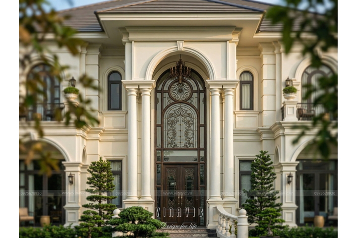 Thiết Kế Biệt Thự 2 Tầng Tân Cổ Điển 16x12m Quy Mô 970m2 Việt's Villa BT2469