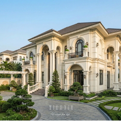 Thiết Kế Biệt Thự 2 Tầng Tân Cổ Điển 16x12m Quy Mô 970m2 Việt's Villa BT2469