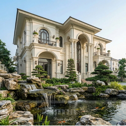 Thiết Kế Biệt Thự 2 Tầng Tân Cổ Điển 16x12m Quy Mô 970m2 Việt's Villa BT2469