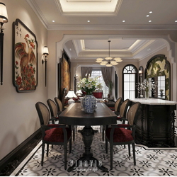 Nội thất nhà phố Indochine 4 tầng 1 tum 5x20m (CĐT Mr Trung - Nam Định) NT2370