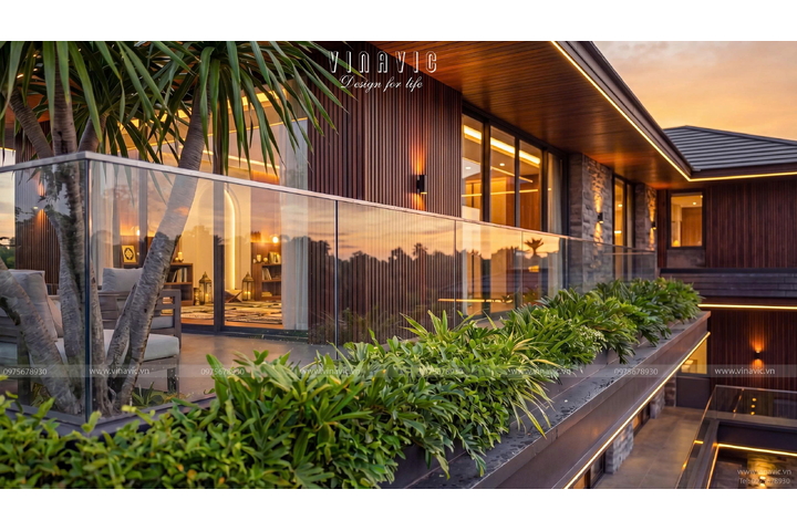 Biệt thự 3 tầng hiện đại 13x25m có hồ bơi sang trọng Huy’s Villa BT2470