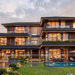 Biệt thự 3 tầng hiện đại 13x25m có hồ bơi sang trọng Huy’s Villa BT2470