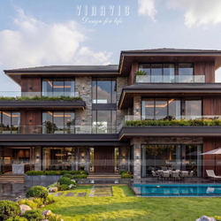 Biệt thự 3 tầng hiện đại 13x25m có hồ bơi sang trọng Huy’s Villa BT2470