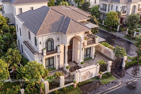 Biệt thự 2 tầng 2 mặt tiền tân cổ điển 16x12m Tuyen's Villa BT2471