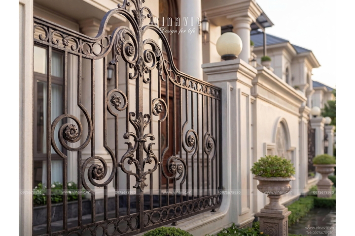 Biệt thự 2 tầng 2 mặt tiền tân cổ điển 16x12m Tuyen's Villa BT2471