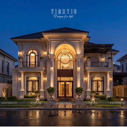 Biệt thự 2 tầng 2 mặt tiền tân cổ điển 16x12m Tuyen's Villa BT2471