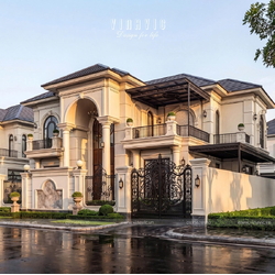 Biệt thự 2 tầng 2 mặt tiền tân cổ điển 16x12m Tuyen's Villa BT2471