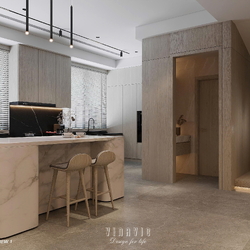 Thiết kế nội thất biệt thự phố 4 tầng (CĐT Anh Thành - An Giang) NT2371