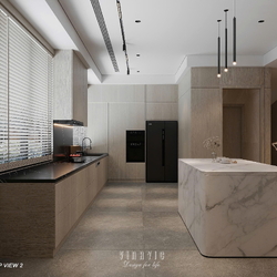 Thiết kế nội thất biệt thự phố 4 tầng (CĐT Anh Thành - An Giang) NT2371