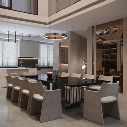 Thiết kế nội thất biệt thự phố 4 tầng (CĐT Anh Thành - An Giang) NT2371