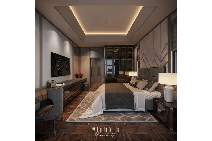 Mẫu thiết kế phòng ngủ đẹp hiện đại (CĐT Mr Tĩnh - Phú Thọ) NT2373