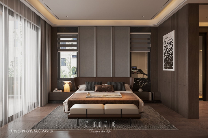 Nội thất hiện đại biệt thự 2 tầng (CĐT Mr Phòng - Ninh Bình) NT2372